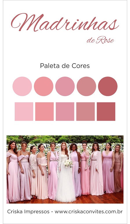 Paleta Madrinhas Rose